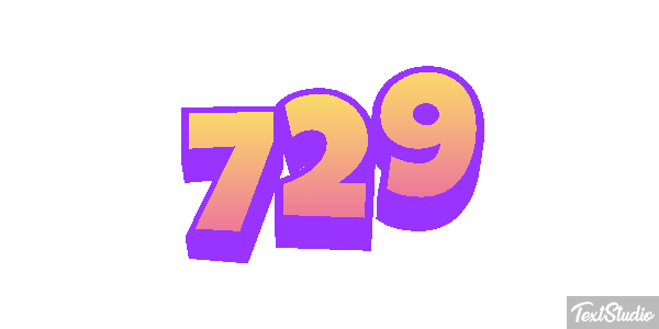 729 Metin efekti