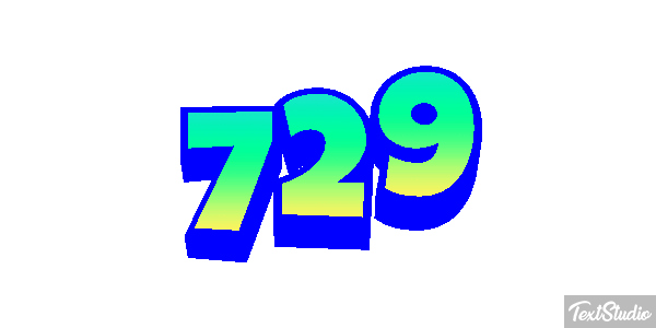729 Metin efekti