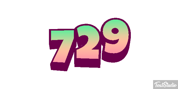 729 Metin efekti