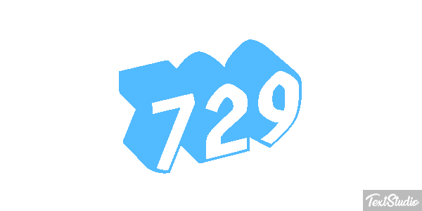 729 Metin efekti