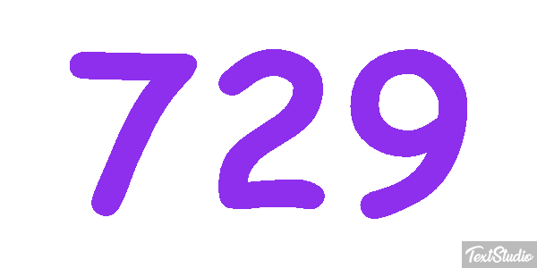 729 Metin efekti