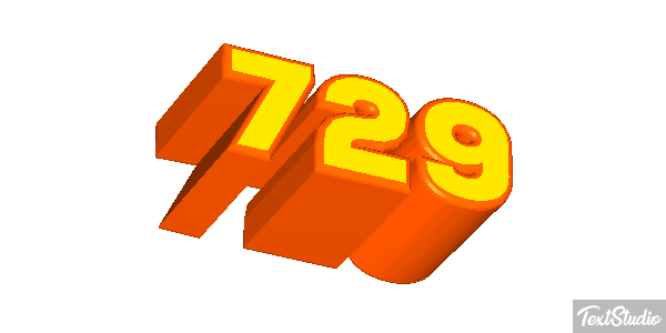 729 Metin efekti