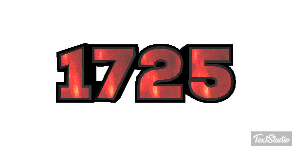 1725 Text effect
