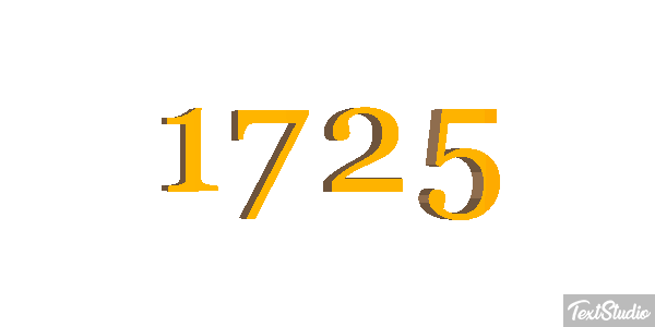 1725 Text effect