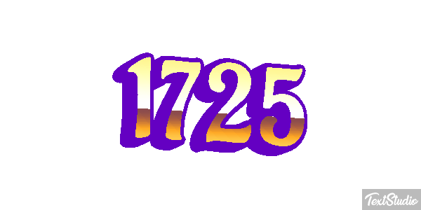 1725 Text effect