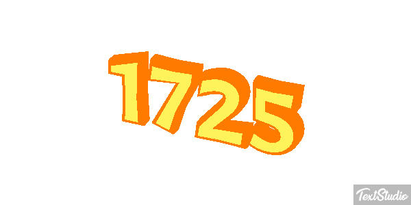 1725 Text effect
