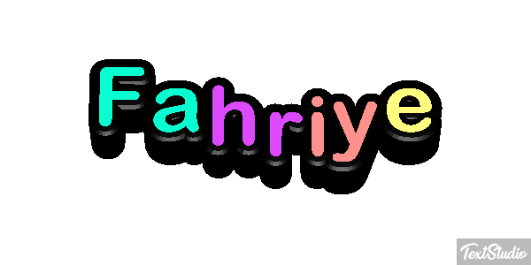 Fahriye Effetto testo