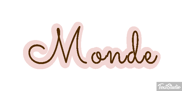 Monde Effet de texte