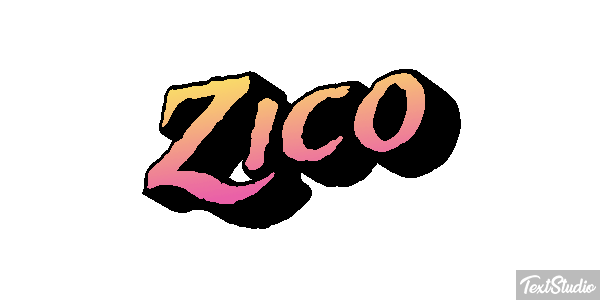 Zico Text effect