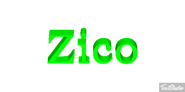 Zico Text effect