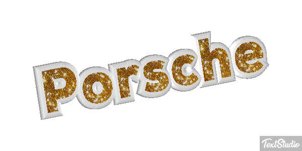 Porsche Effet de texte