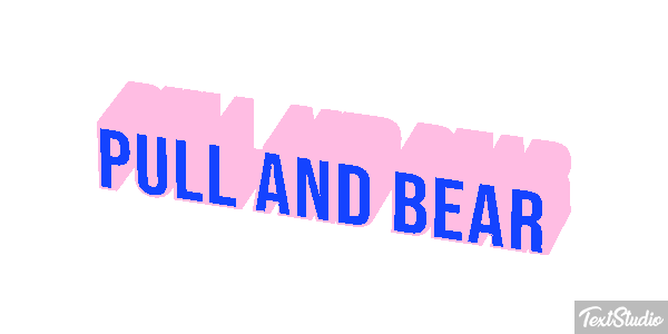 Pull And Bear Efeito do texto