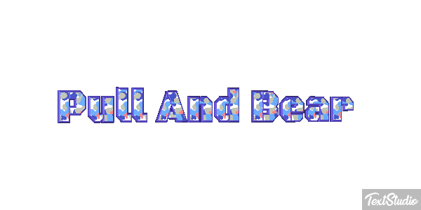 Pull And Bear Efeito do texto