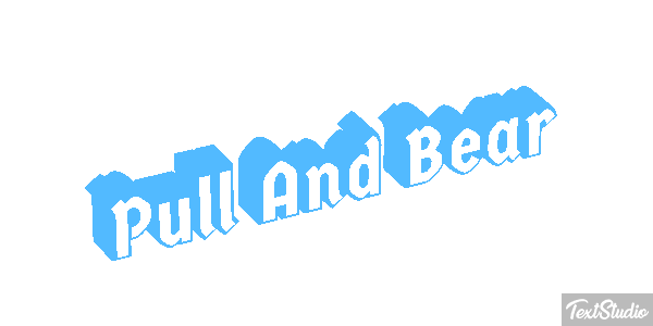 Pull And Bear Efeito do texto