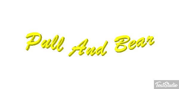 Pull And Bear Efeito do texto