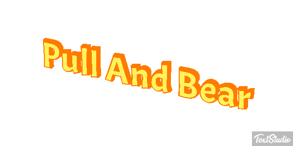 Pull And Bear Efeito do texto