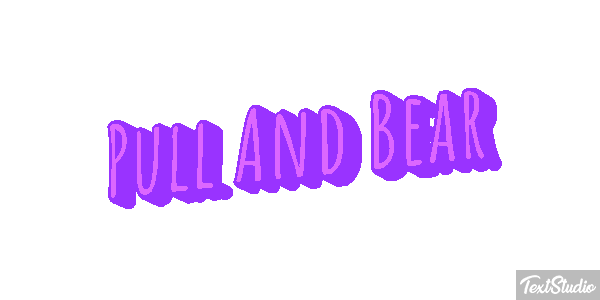 Pull And Bear Efeito do texto
