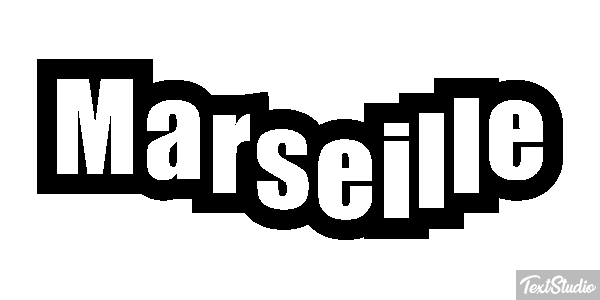 Marseille Texteffekt