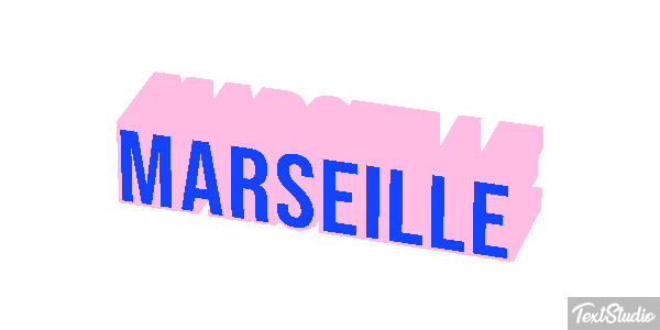 Marseille Texteffekt