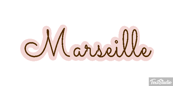 Marseille Texteffekt