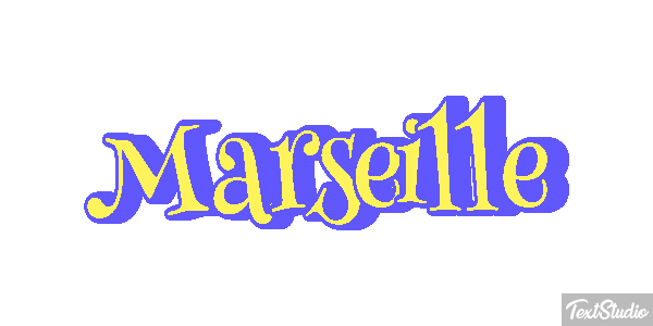 Marseille Texteffekt