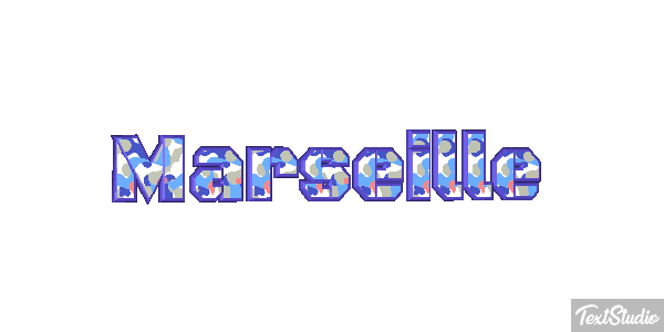 Marseille Texteffekt