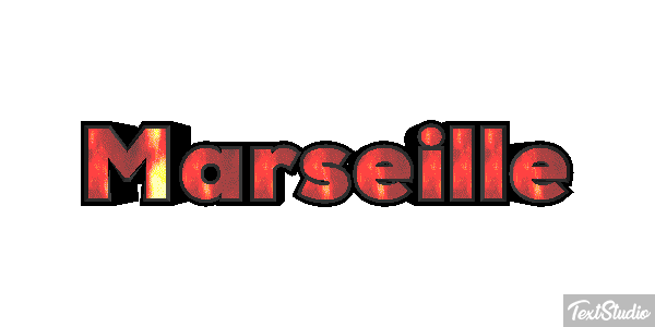 Marseille Texteffekt