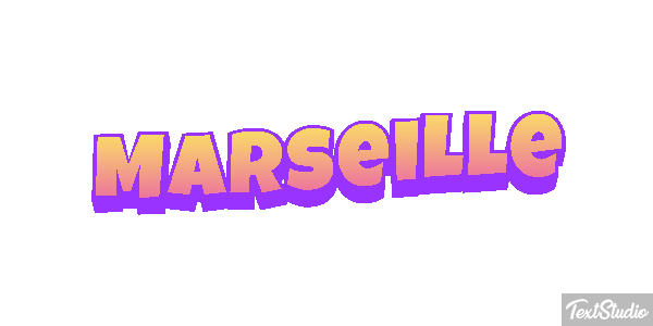 Marseille Texteffekt