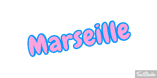 Marseille Texteffekt