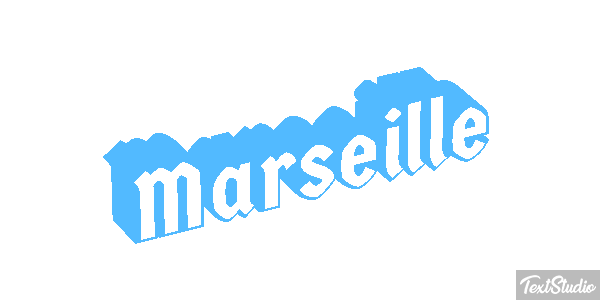 Marseille Texteffekt
