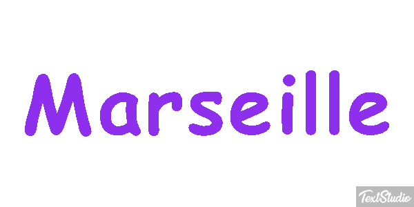 Marseille Texteffekt