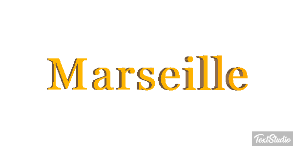 Marseille Texteffekt
