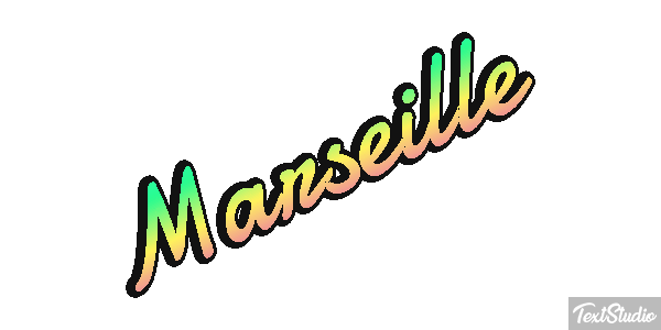 Marseille Texteffekt