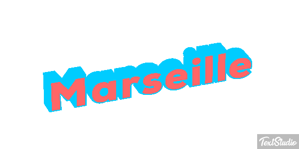 Marseille Texteffekt