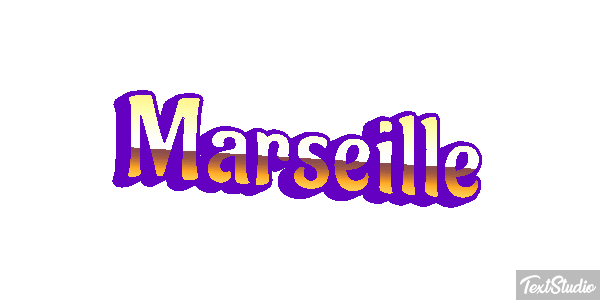 Marseille Texteffekt