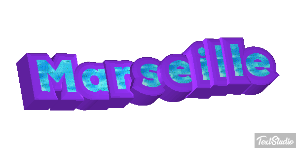 Marseille Texteffekt