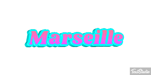 Marseille Texteffekt