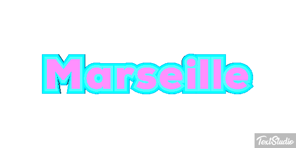 Marseille Texteffekt