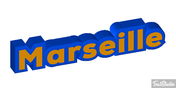 Marseille Texteffekt