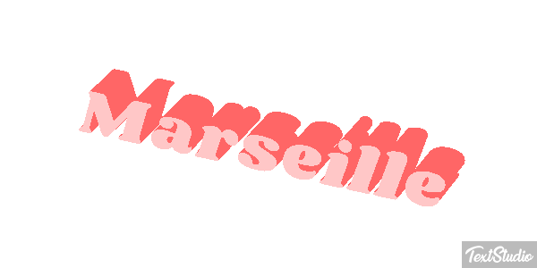 Marseille Texteffekt