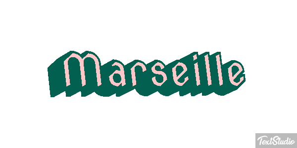 Marseille Texteffekt
