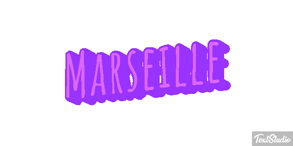 Marseille Texteffekt