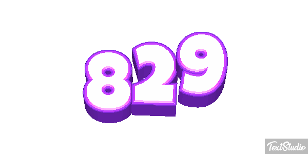 829 Tekst effect