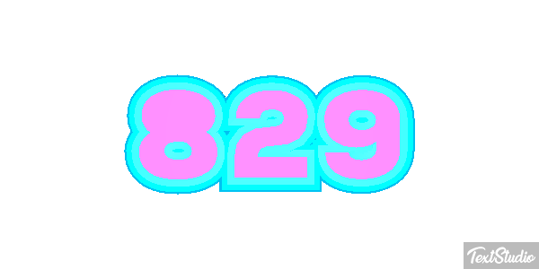 829 Tekst effect