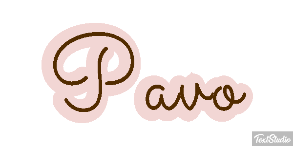 Pavo Efecto de texto