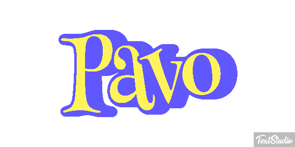 Pavo Efecto de texto