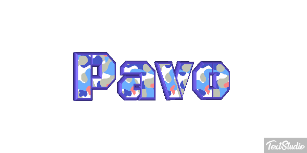 Pavo Efecto de texto