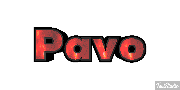 Pavo Efecto de texto