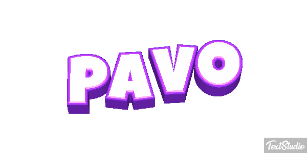Pavo Efecto de texto