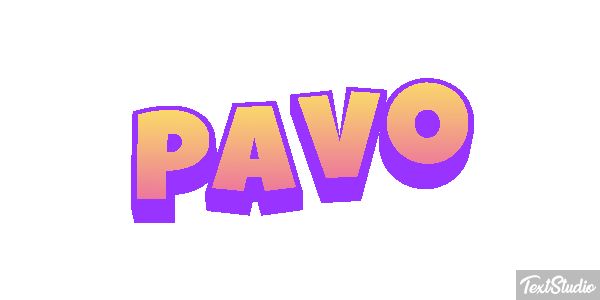 Pavo Efecto de texto